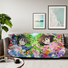 Load image into Gallery viewer, Anime ERASED Sherpa Blanket
