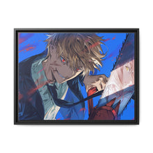 Load image into Gallery viewer, Anime Chainsaw Man Canvas Framed Art Print
