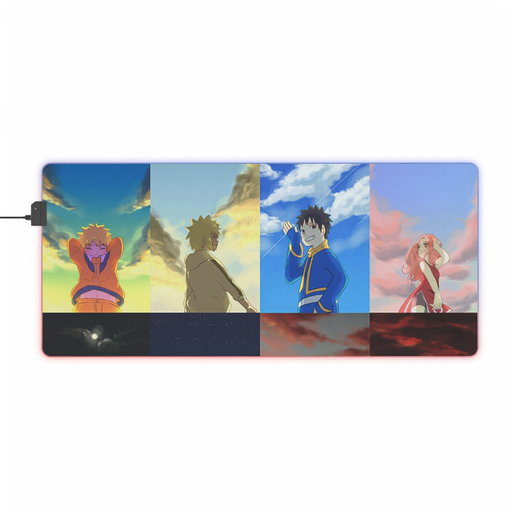 Anime Naruto RGB LED Mouse Pad (Desk Mat)