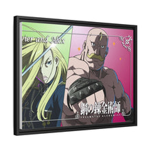 Load image into Gallery viewer, Anime FullMetal Alchemistr Canvas Framed Art Print
