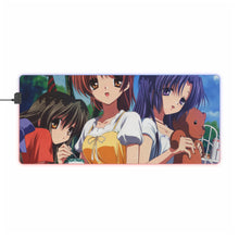 Load image into Gallery viewer, Clannad Nagisa Furukawa, Fuuko Ibuki, Kotomi Ichinose RGB LED Mouse Pad (Desk Mat)
