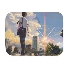 Load image into Gallery viewer, Taki and Mitsuha (Your Name) Sherpa Blanket
