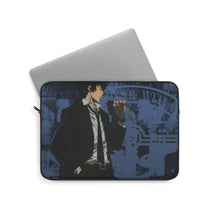 Load image into Gallery viewer, Shinya Kogami Holding a cigarette Laptop Sleeve
