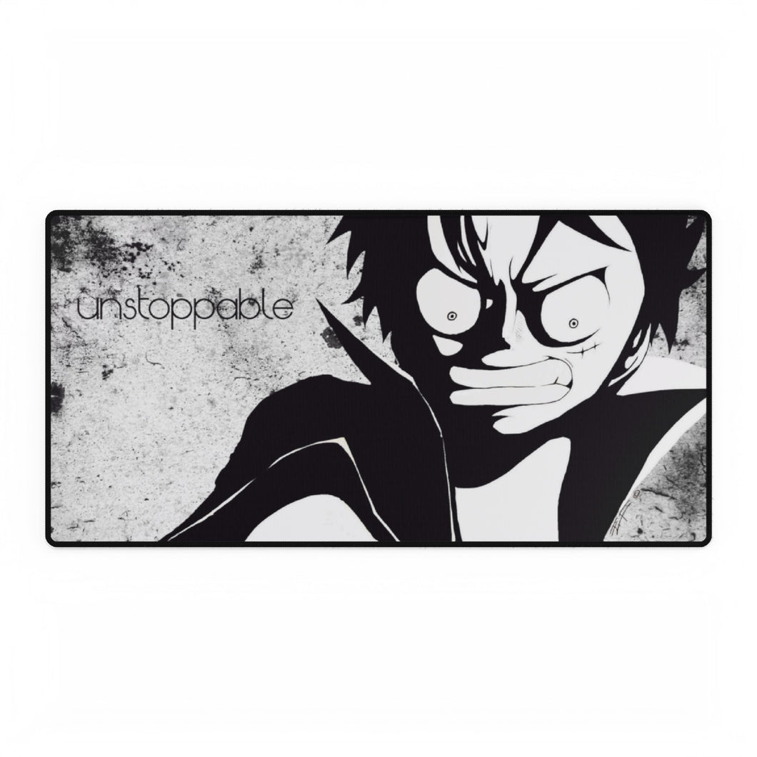 The unstoppable monkey d luffy Mouse Pad (Desk Mat)