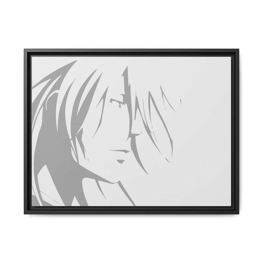 Makshima minimalist Canvas Framed Art Print