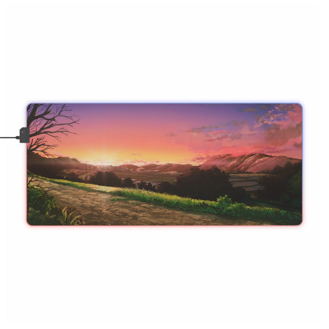 A Peaceful Sunset RGB LED Mouse Pad (Desk Mat)