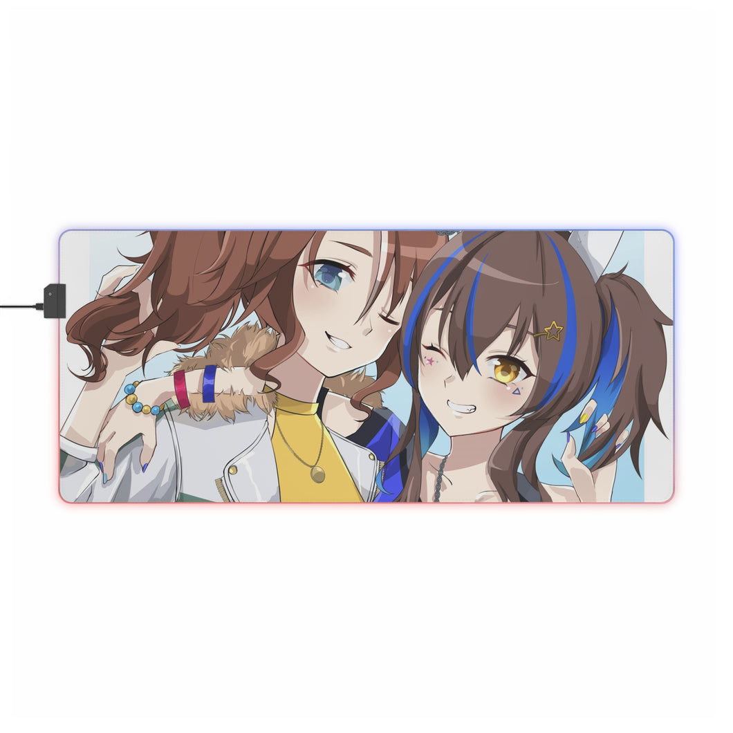 Daitaku Helios & Mejiro Palmer RGB LED Mouse Pad (Desk Mat)