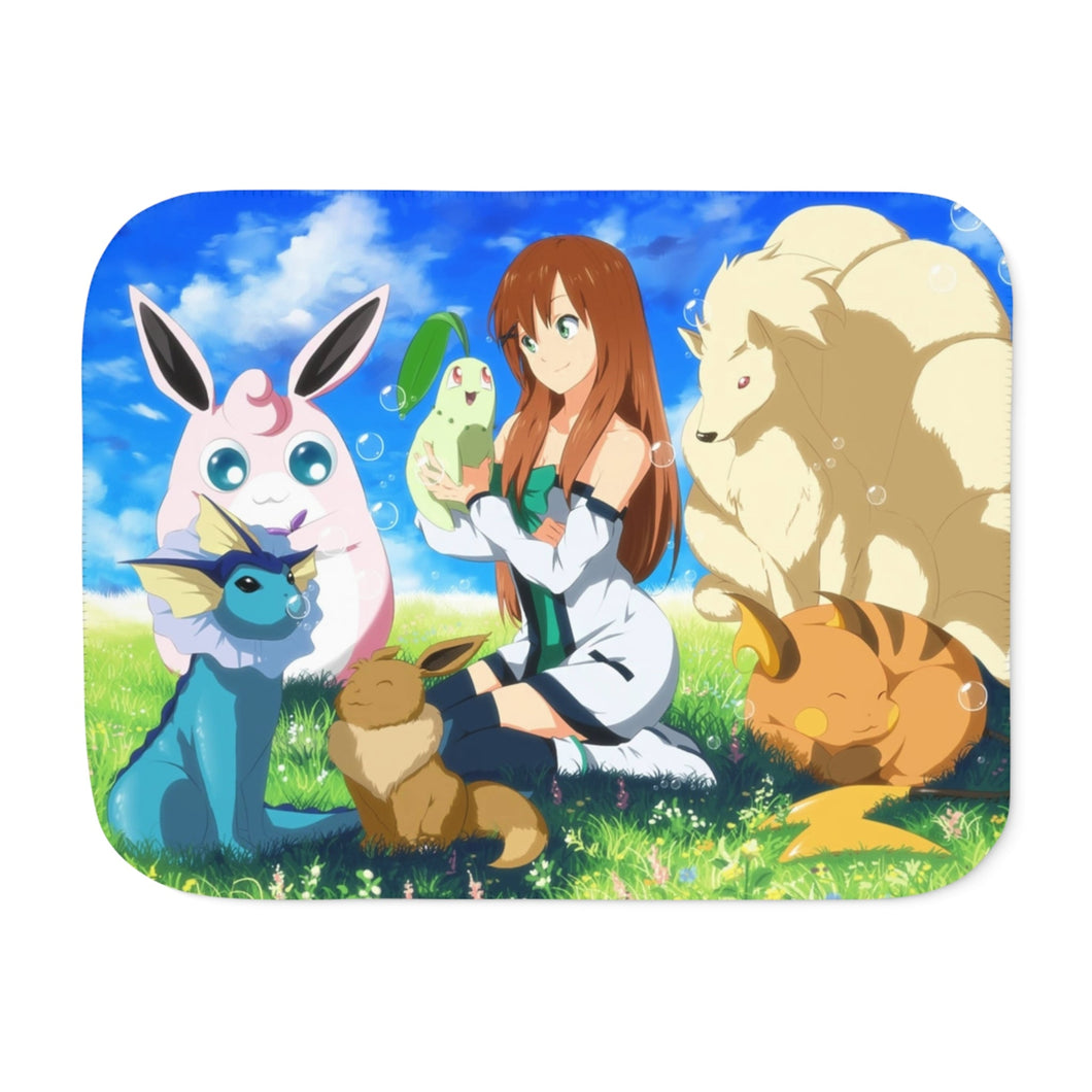 Anime Pokémonr Sherpa Blanket