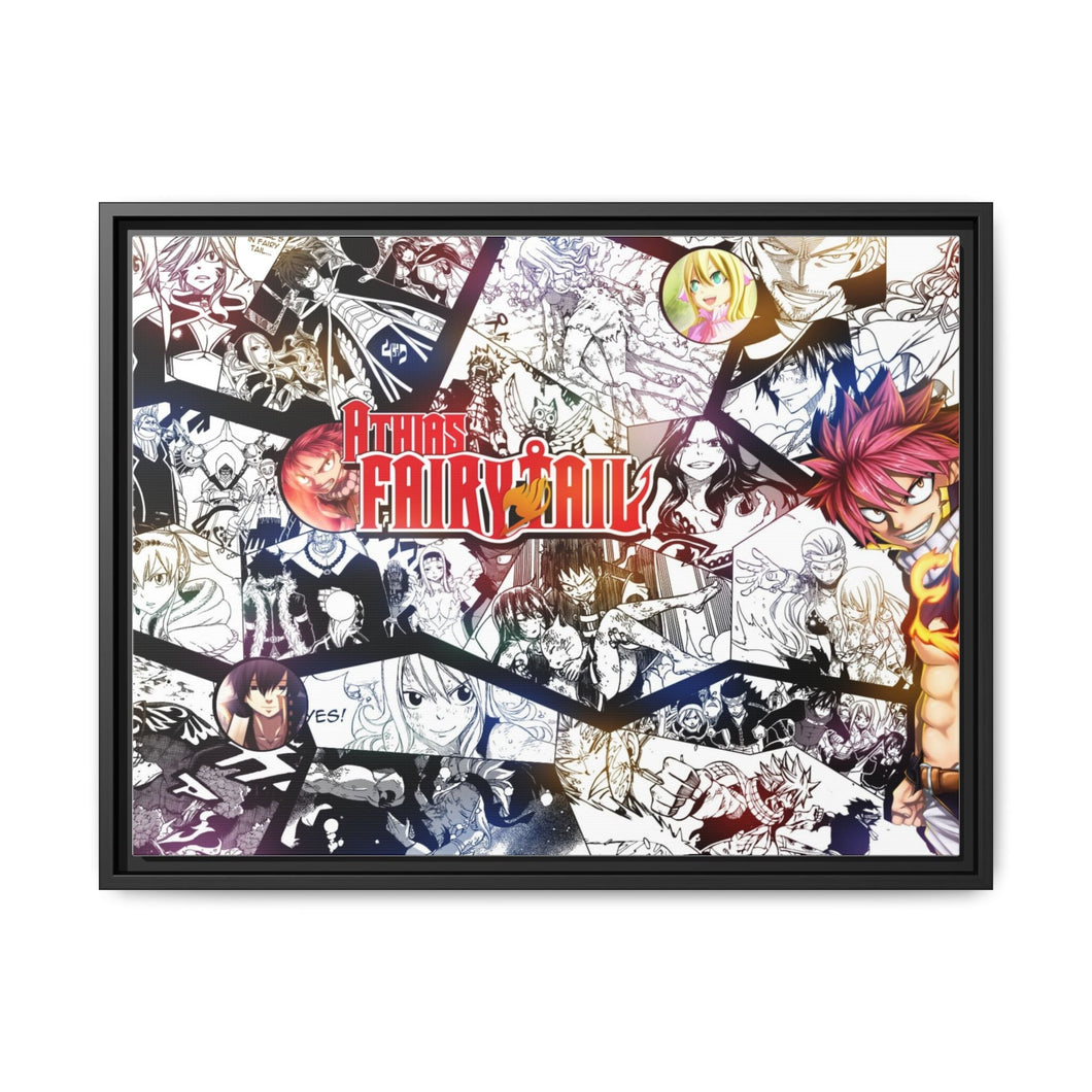 Anime Fairy Tail Canvas Framed Art Print