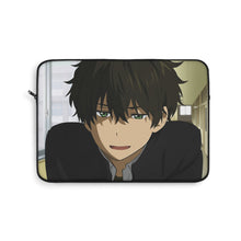 Load image into Gallery viewer, Hōtarō Oreki Hard Smile Laptop Sleeve
