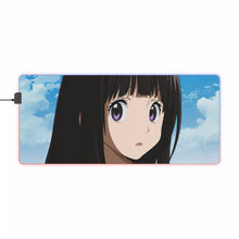 Load image into Gallery viewer, Hyouka Eru Chitanda RGB LED Mouse Pad (Desk Mat)
