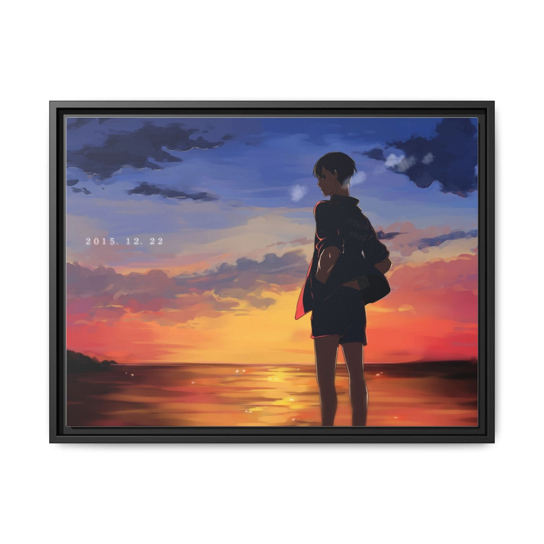 Anime Haikyu!! Canvas Framed Art Print