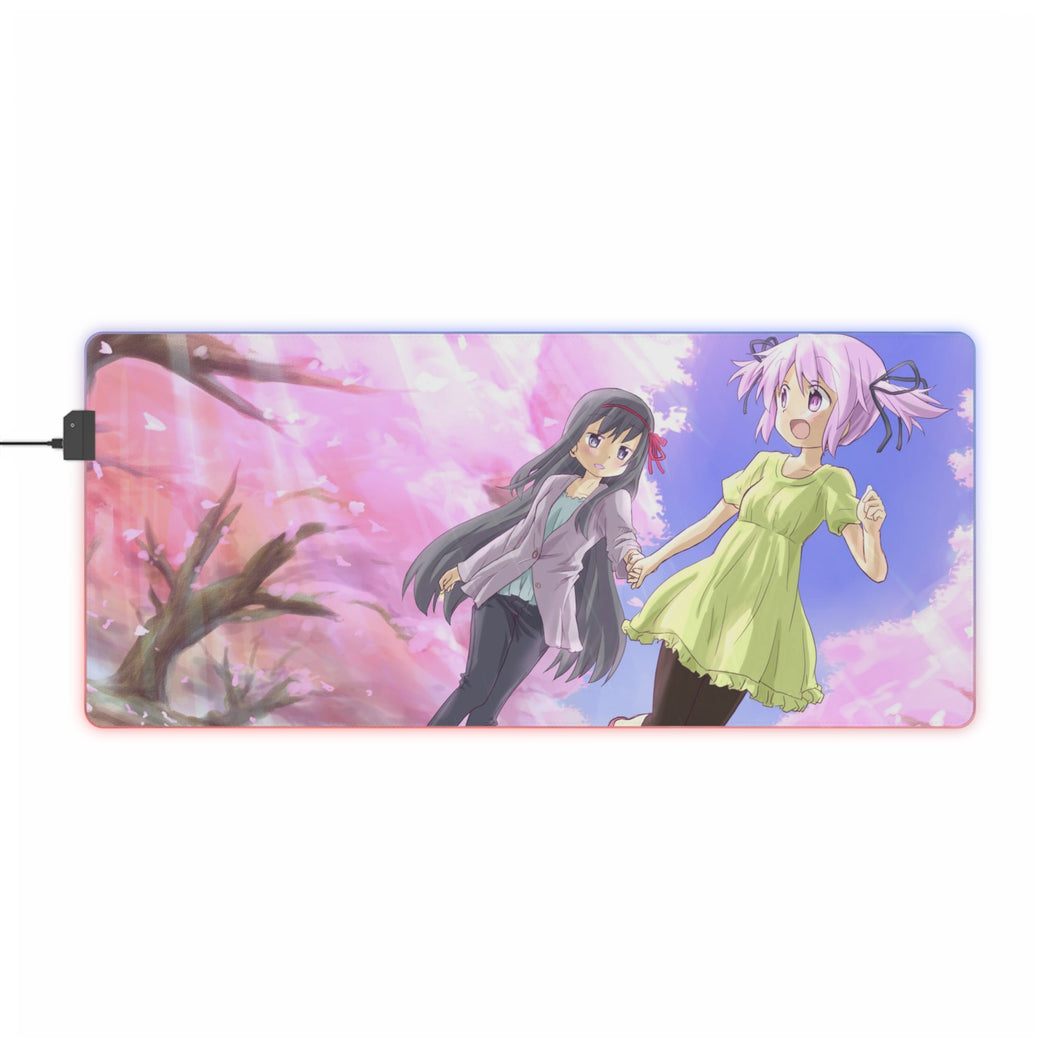 Puella Magi Madoka Magica RGB LED Mouse Pad (Desk Mat)