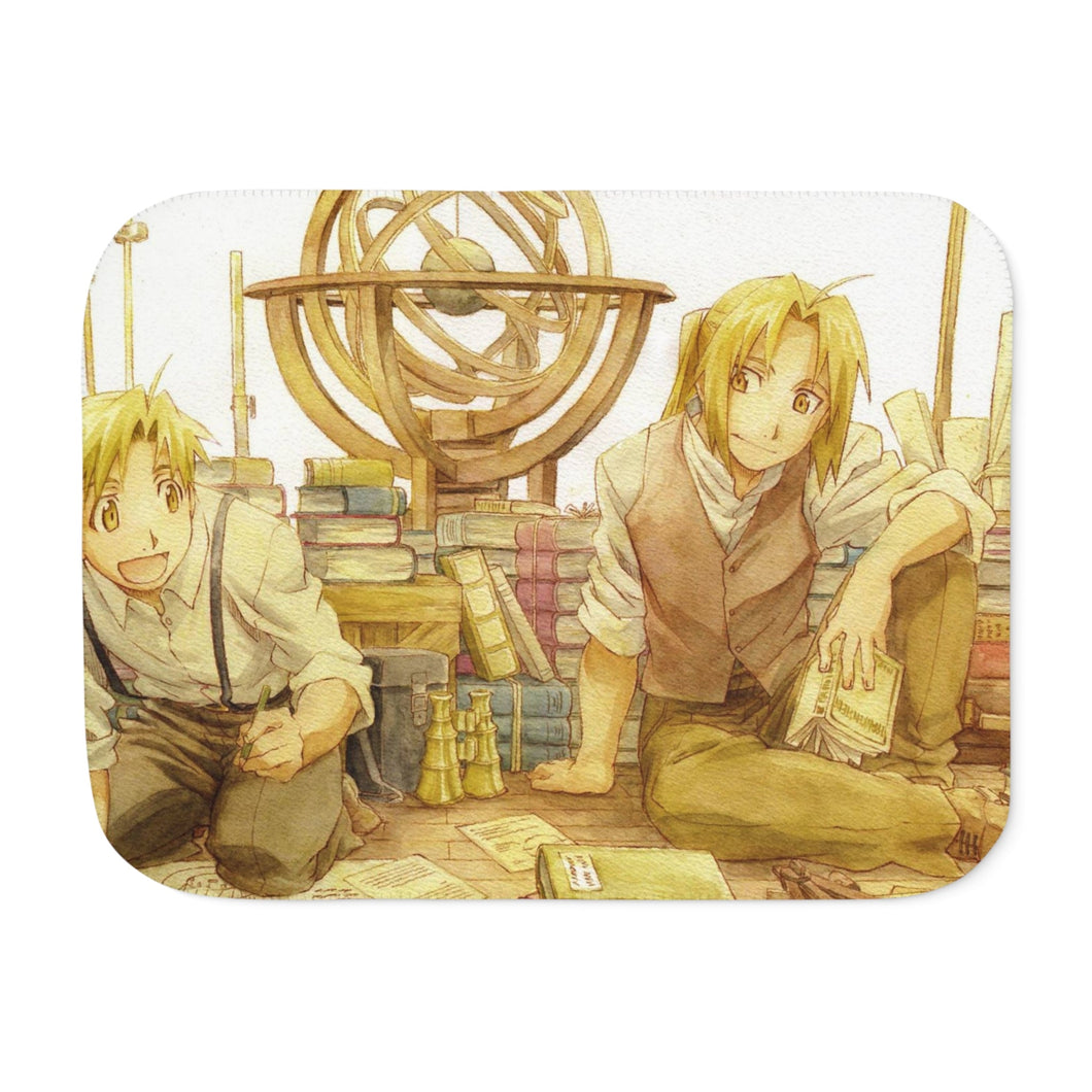 Full Metal Alchemist Edward and Alphonse Elric Sherpa Blanket