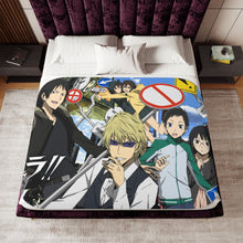 Load image into Gallery viewer, Durarara!! Izaya Orihara, Shizuo Heiwajima, Anri Sonohara Sherpa Blanket
