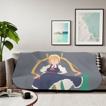 Load image into Gallery viewer, Anime Miss Kobayashi&#39;s Dragon Maid Sherpa Blanket
