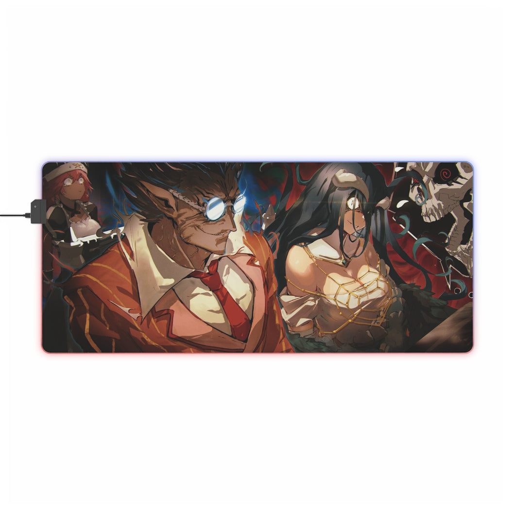 Overlord Albedo, Demiurge, Lupusregina Beta RGB LED Mouse Pad (Desk Mat)