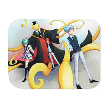 Load image into Gallery viewer, Assassination Classroom Koro-sensei, Karma Akabane, Nagisa Shiota, Kaede Kayano Sherpa Blanket
