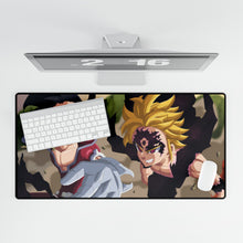 Load image into Gallery viewer, Meliodas vs Zeldris Mouse Pad (Desk Mat)
