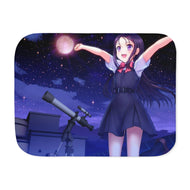Ayumi Otosaka jumping Sherpa Blanket