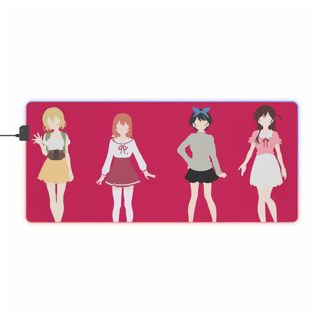 Rent-A-Girlfriend RGB LED Mouse Pad (Desk Mat)
