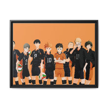 Load image into Gallery viewer, Haikyuu!! - Karasuno Team Canvas Framed Art Print
