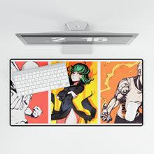 Load image into Gallery viewer, Saitama, Tatsumaki and Genos Mouse Pad (Desk Mat)
