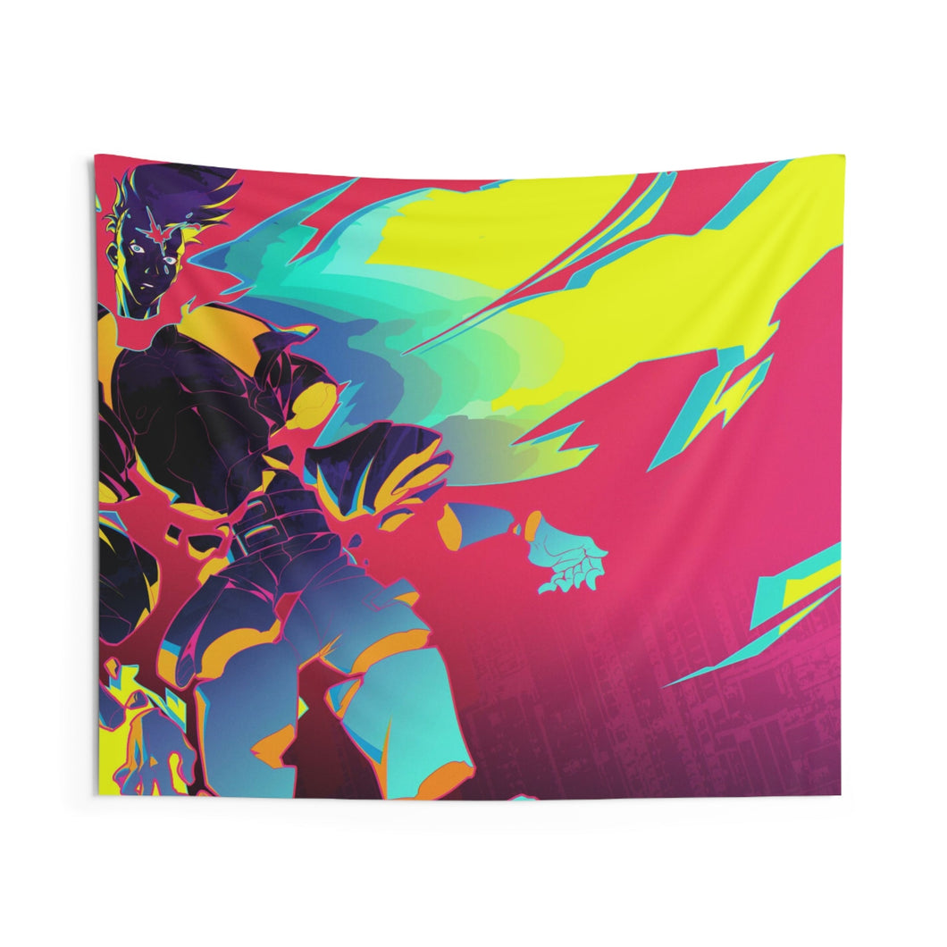 A fire that burns Indoor Wall Tapestry