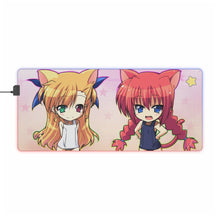 Load image into Gallery viewer, Magical Girl Lyrical Nanoha RGB LED Mouse Pad (Desk Mat)
