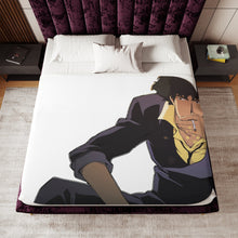 Load image into Gallery viewer, Cowboy Bebop Spike Spiegel Sherpa Blanket
