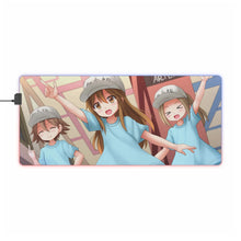 Load image into Gallery viewer, Cells at Work! Hataraku Saibou RGB LED Mouse Pad (Desk Mat)
