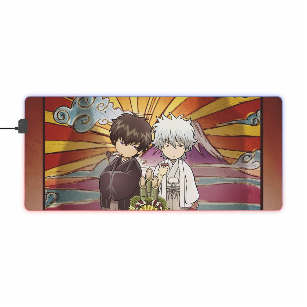 Anime Gintama RGB LED Mouse Pad (Desk Mat)