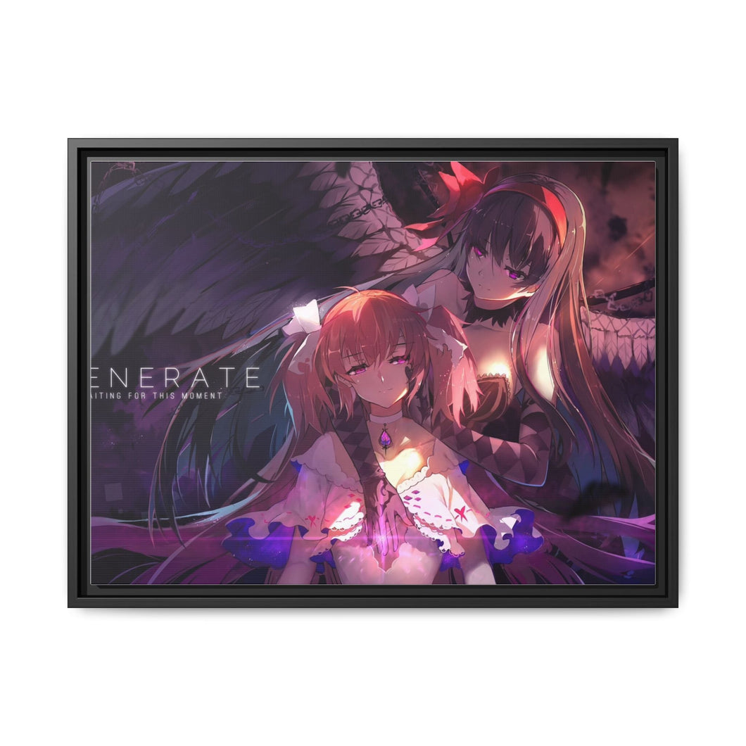 DEGENERATE Canvas Framed Art Print