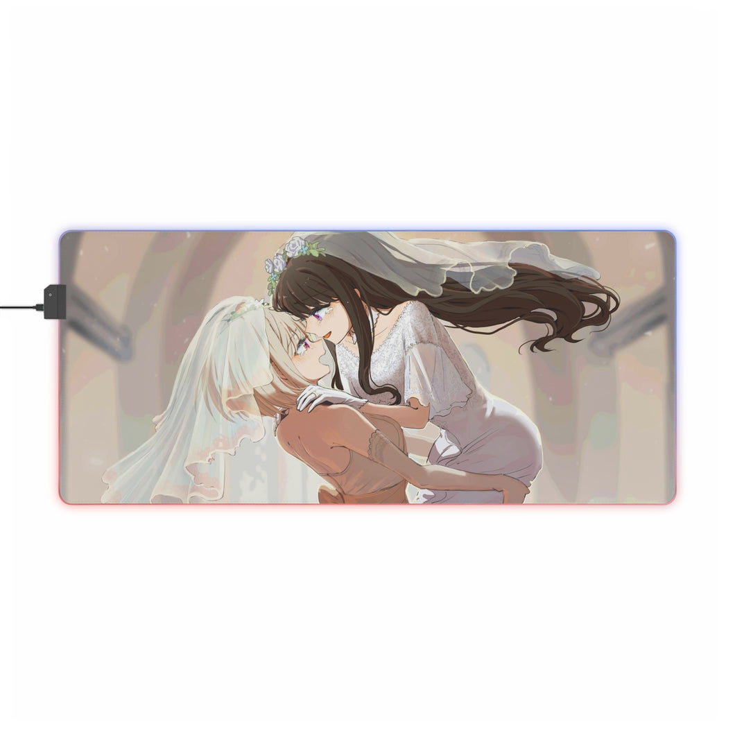 Lycoris Recoil RGB LED Mouse Pad (Desk Mat)