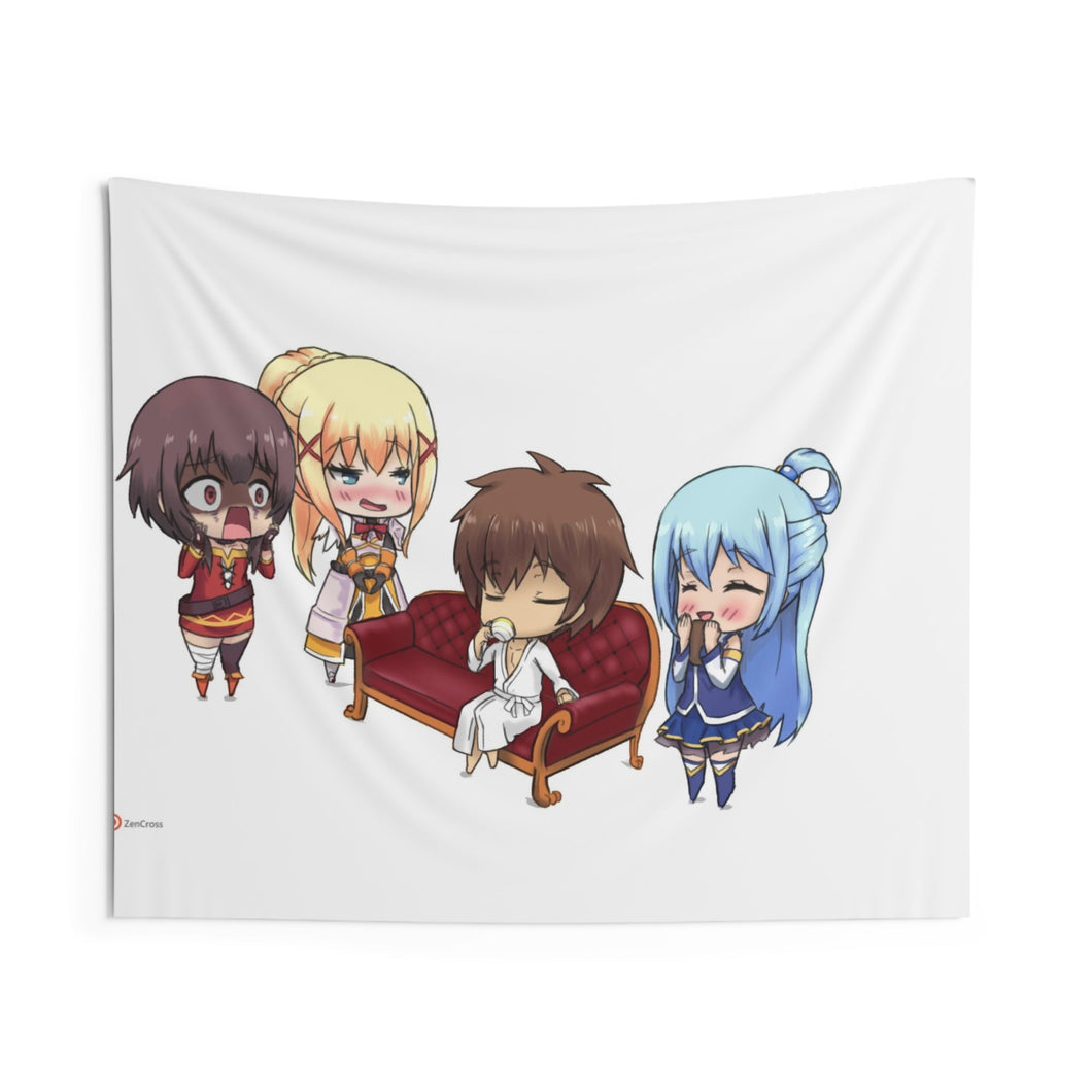 KonoSuba - God’s blessing on this wonderful world!! Indoor Wall Tapestry
