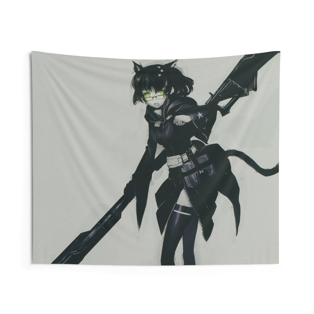 Black Rock Shooter Indoor Wall Tapestry