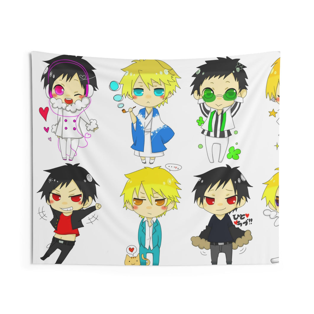 Durarara!! Izaya Orihara, Shizuo Heiwajima Indoor Wall Tapestry
