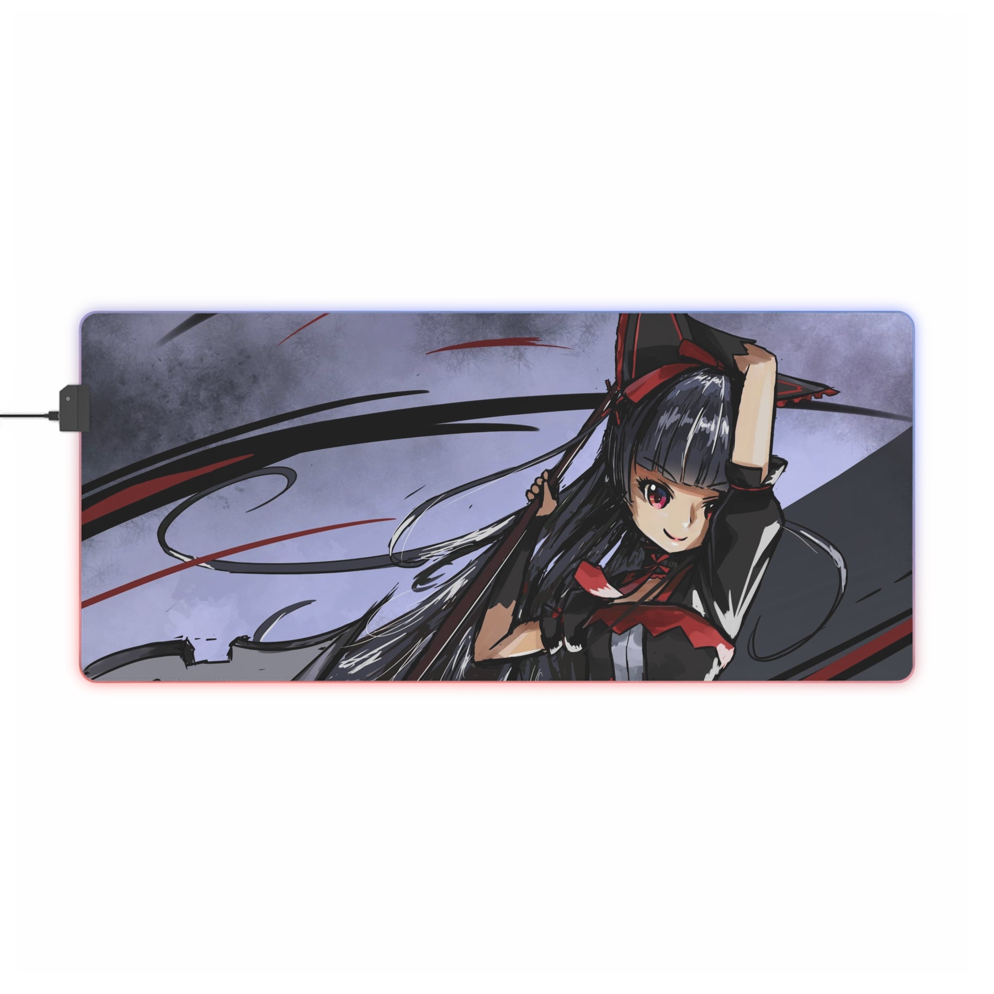 Mouse Pad Anime Gate Rory Mercury Large 70x40cm Tappetino Per Laptop/Scrivania