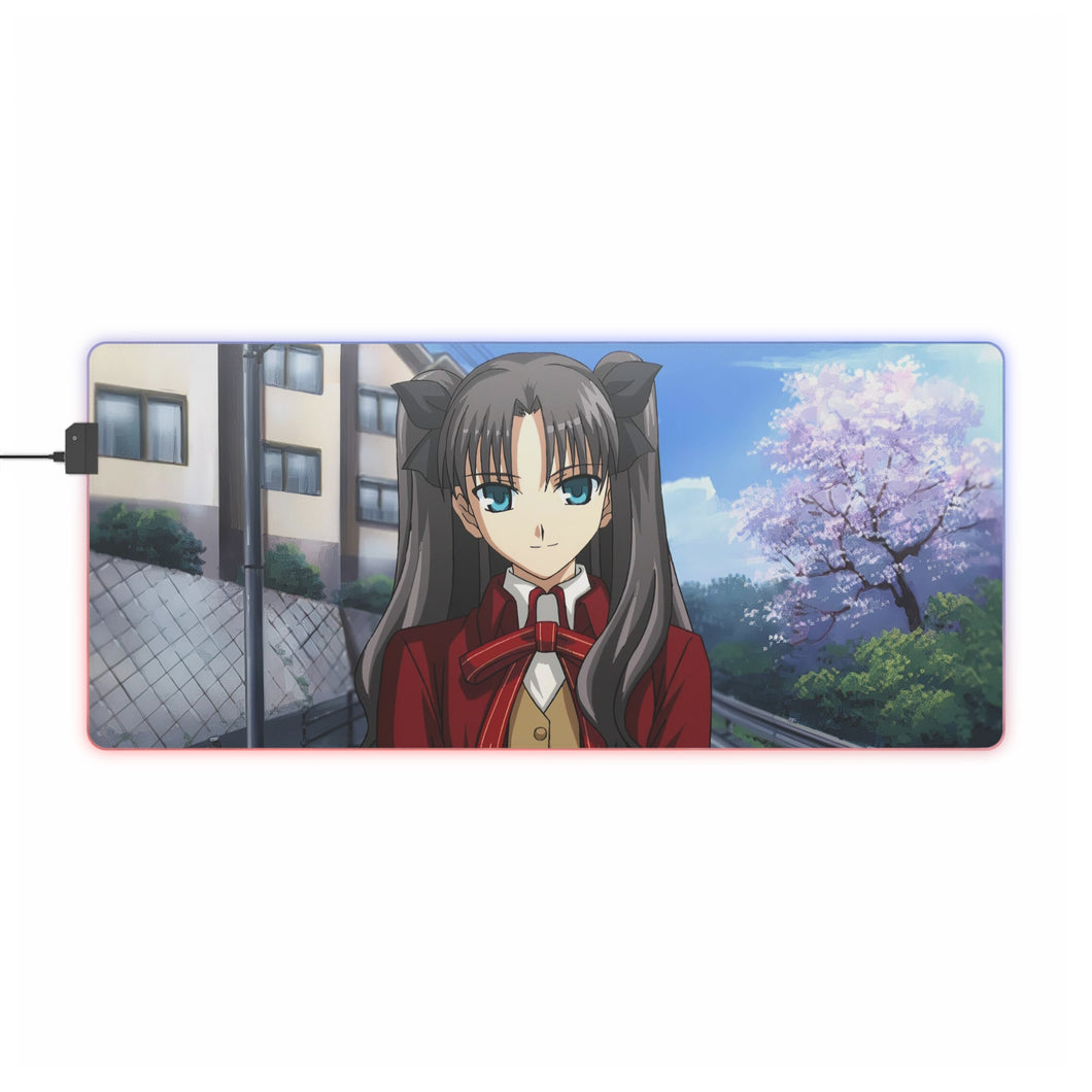 Tohsaka Rin RGB LED Mouse Pad (Desk Mat)