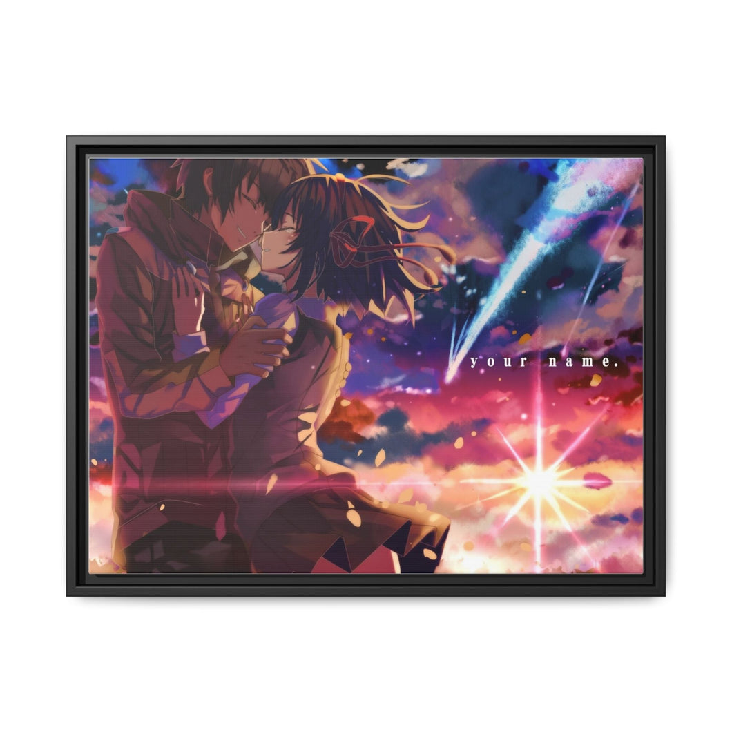 Taki and Mitsuha (Your Name) Canvas Framed Art Print