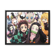 Demon Slayer: Kimetsu no Yaiba Canvas Framed Art Print