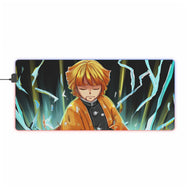 Zenitsu Agatsuma RGB LED Mouse Pad (Desk Mat)