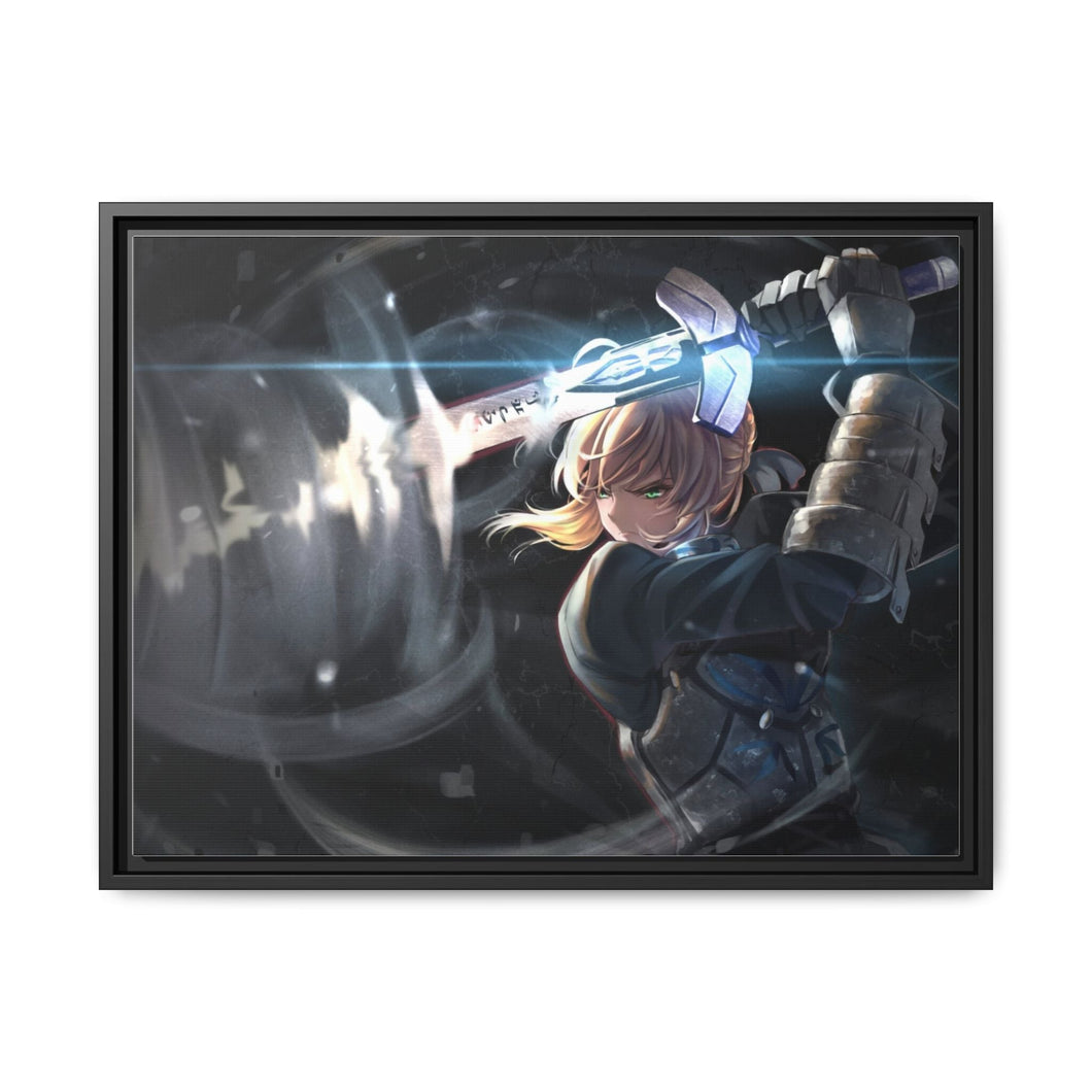 Anime Fate/Stay Night Canvas Framed Art Print