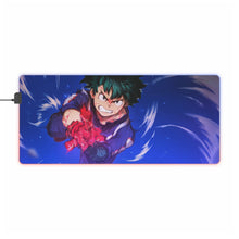 Load image into Gallery viewer, My Hero Academia Izuku Midoriya RGB LED Mouse Pad (Desk Mat)
