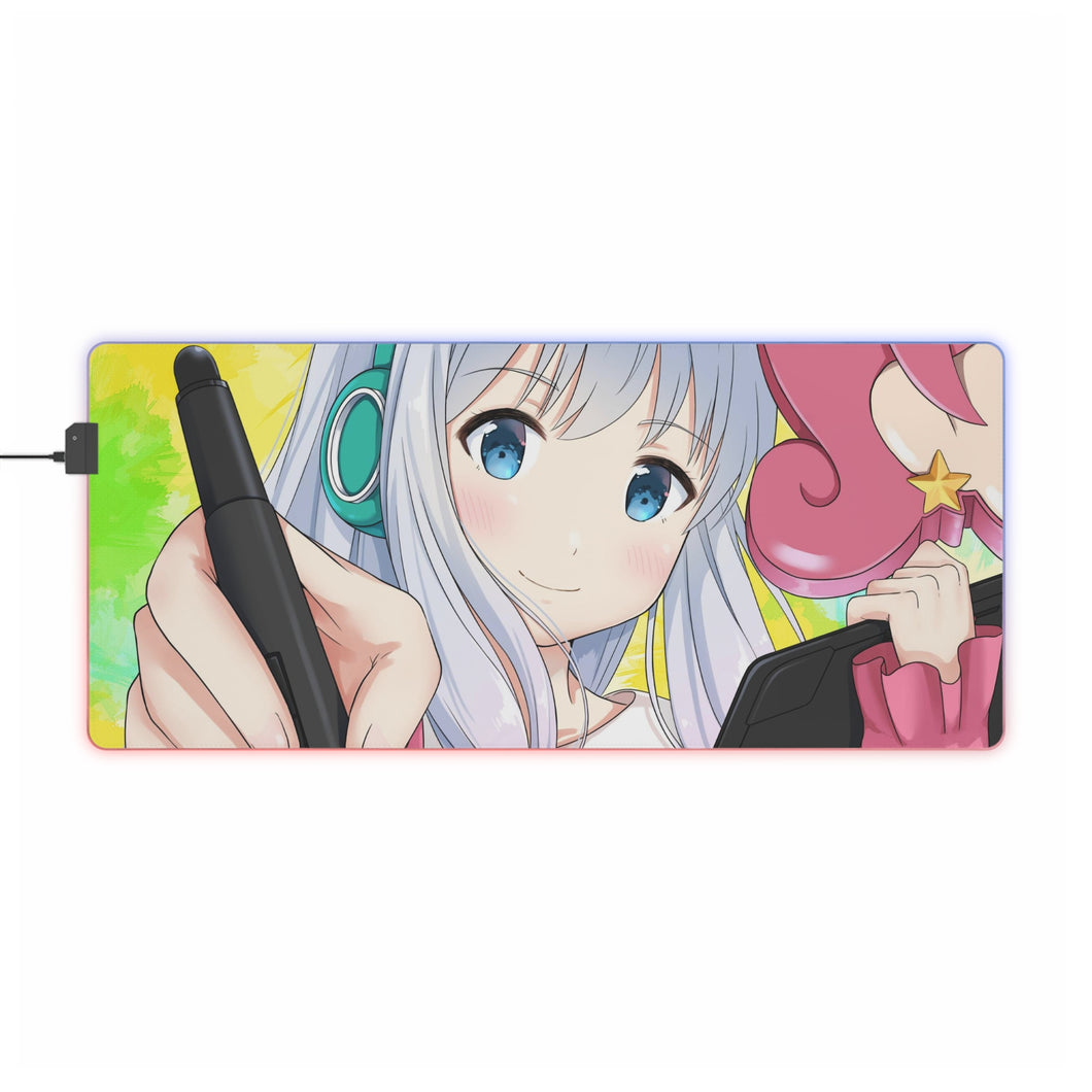 EroManga-Sensei RGB LED Mouse Pad (Desk Mat)