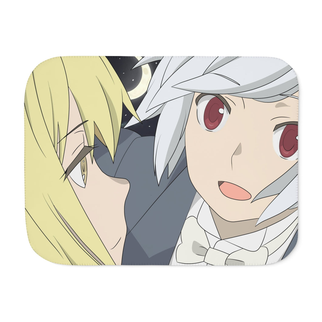 Dungeon ni Deai wo Motomeru no wa Machigatteiru Darou ka - Bell Cranel x Ais Wallenstein Sherpa Blanket