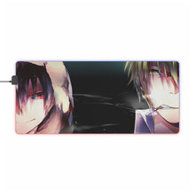 Load image into Gallery viewer, Durarara!! Izaya Orihara, Shizuo Heiwajima RGB LED Mouse Pad (Desk Mat)
