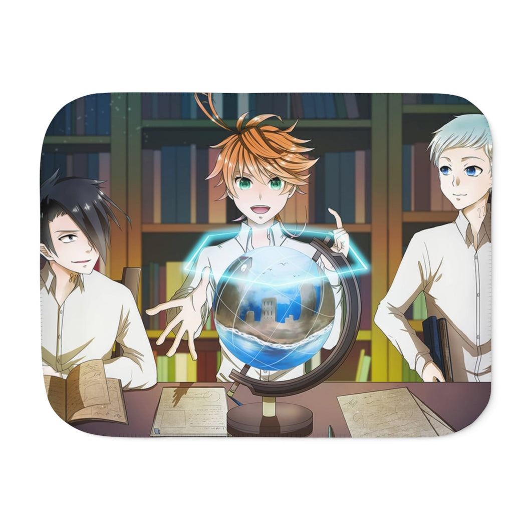 The Promised Neverland Ray, Norman, Emma Sherpa Blanket