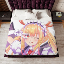 Load image into Gallery viewer, Miss Kobayashi&#39;s Dragon Maid Kobayashi San Chi No Maid Dragon, Tohru Sherpa Blanket
