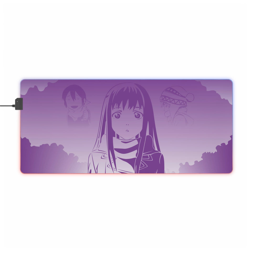 Noragami Yato, Yukine, Hiyori Iki, Noragami RGB LED Mouse Pad (Desk Mat)